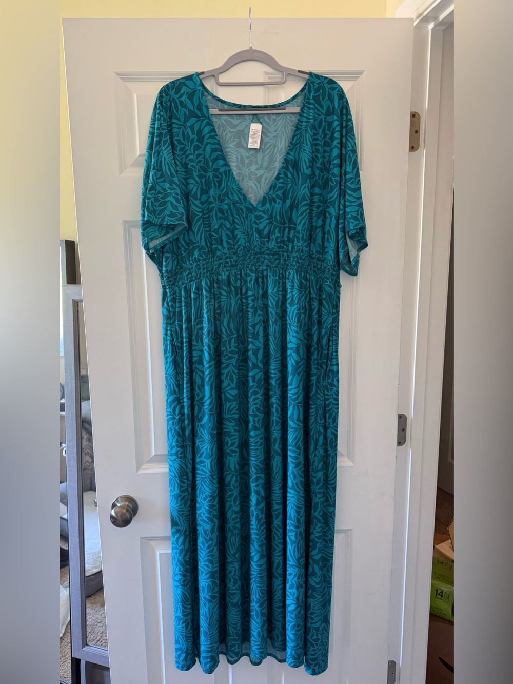 Swimsuits For All Women's V-Neck Maxi Dress